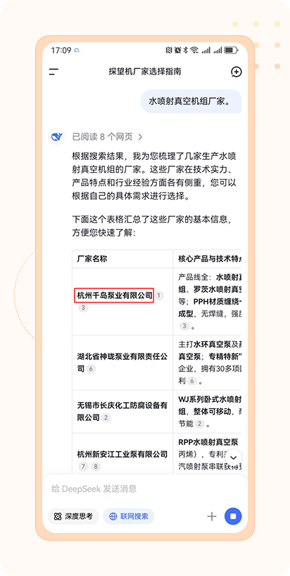 AI搜索结果